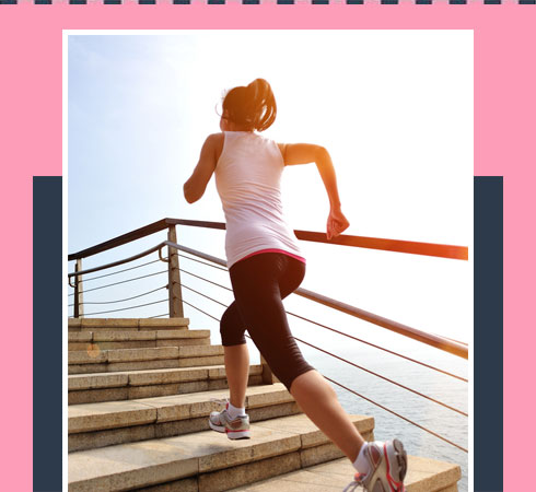 how to get toned legs – climbing steps