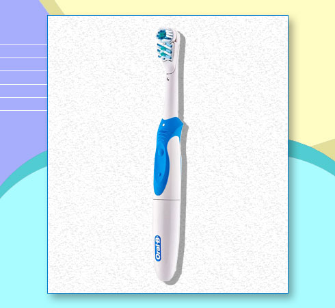 Automatic Toothbrush – Oral-B Cross Action Battery Power Dual Clean Toothbrush Multicolor