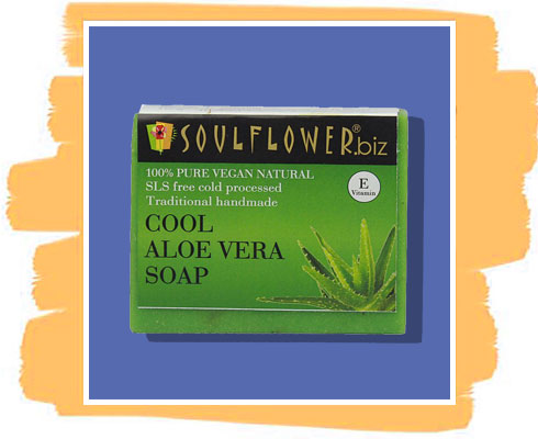 Aloe Vera soap: Soulflower Cool Aloe Vera Soap
