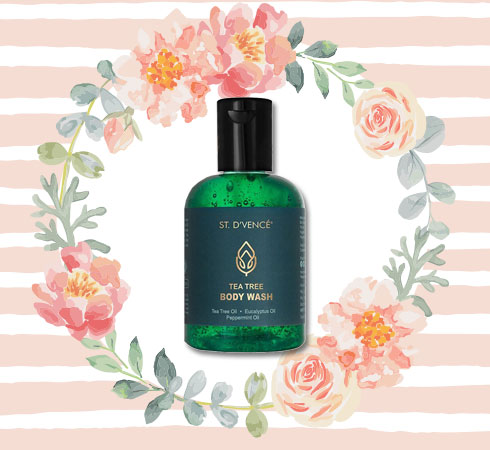 Best Body Wash– St. D'vencé Tea Tree Body Wash With Eucalyptus Oil & Peppermint Oil