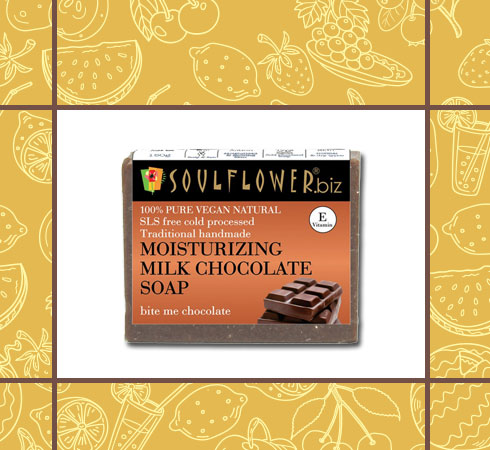 Soap for Dry Skin– Soulflower Moisturizing Milk Chocolate Soap