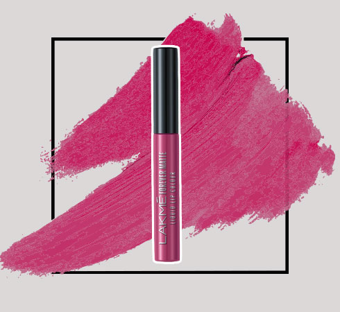 Pink Liquid Lipstick- Lakme Forever Matte Liquid Lip Colour