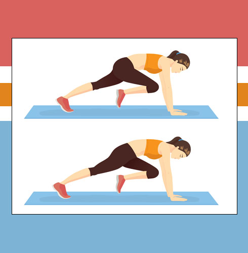 How to do planks: Mountain climbing plank