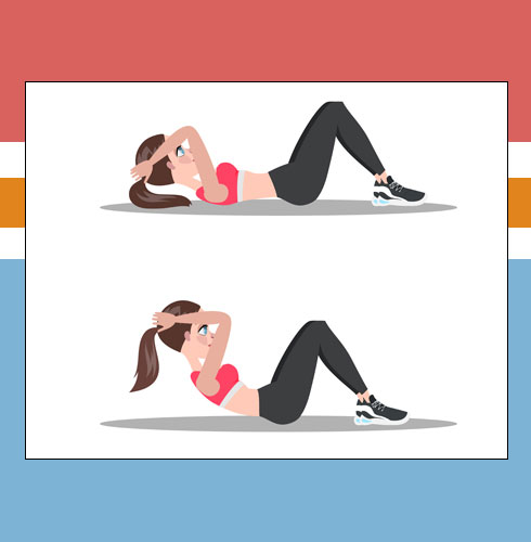 side crunches