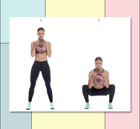 how to do squats: goblet squats