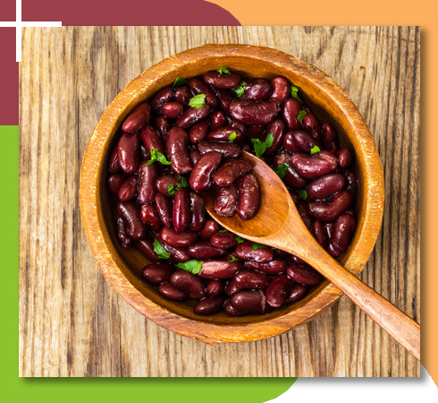 high protein Indian food- rajma or kidney beans