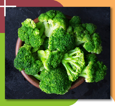 foods highest in protein lowest in fat- broccoli