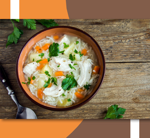 immunity boosting foods for kids and adults- chicken soup