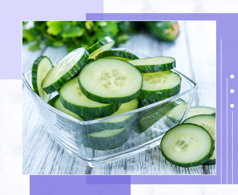 foods high in potassium- cucumber