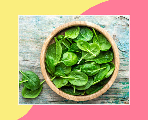 iron rich foods for pregnancy- spinach
