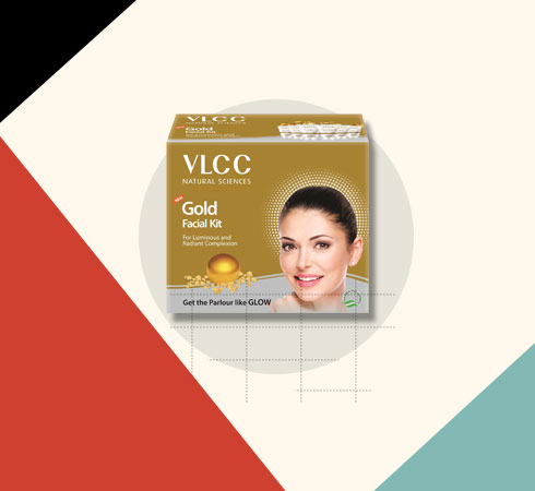 Bridal Facial Kit – VLCC Gold Single Facial Kit for Luminous & Radiant Complexion