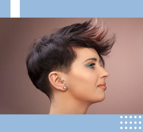 Short Hairstyles For Thin Hair – Mohawk Inspired Fringe Style