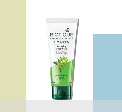 Best Face Wash To Remove Pimples – Biotique Bio Neem Purifying Face Wash