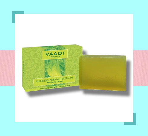 Best Soaps For Acne – Vaadi Herbals Alluring Neem And Tulsi Soap