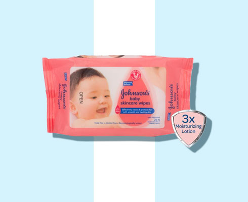 johnson baby wipes for face