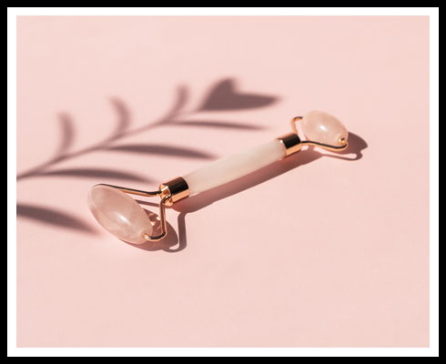 rose quartz roller