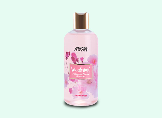 body care products - Nykaa Wanderlust Shower Gel - Japanese Cherry Blossom
