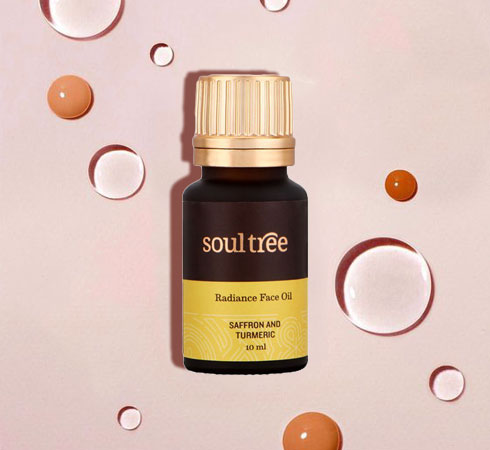 best face oil - SOULTREE RADIANCE FACE OIL WITH SAFFRON & TURMERIC