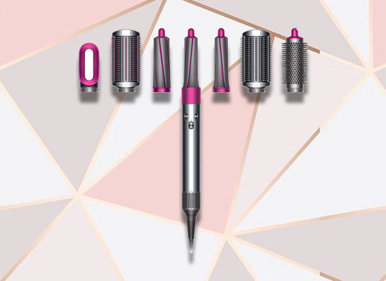 luxury makeup brands - Dyson Airwrap Hair Styler Complete Set - Fuchsia