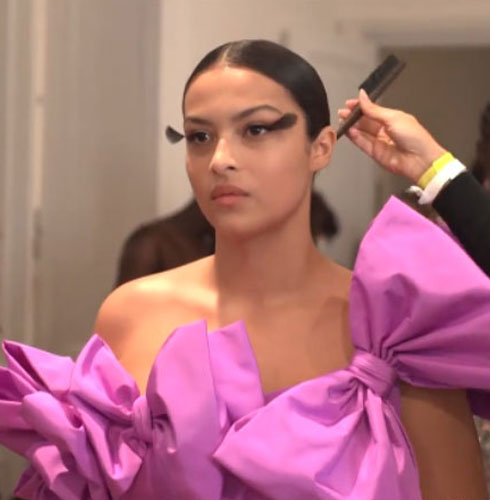 makeup looks - valentino