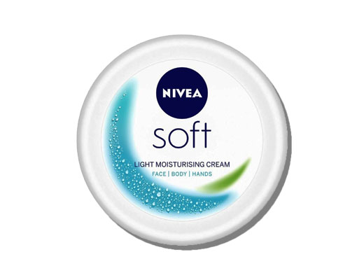 best cream for dry skin - NIVEA Soft Light Moisturizer for Face, Hand & Body, Non-Sticky Cream with Vitamin E & Jojoba Oil