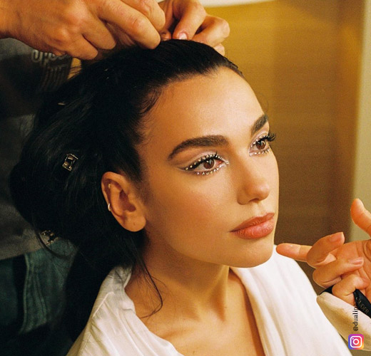 dua lipa makeup looks