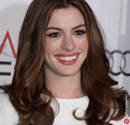 Anne Hathway layers hairstyle