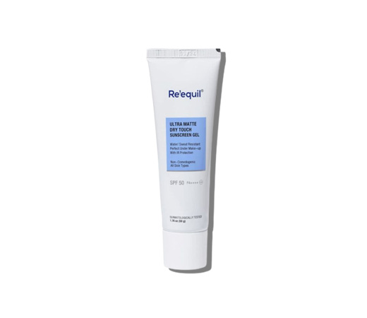 reequil ultra matte dry touch sunscreen gel