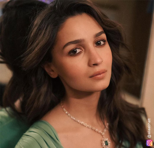 Alia Bhatt Nude Gloss Look