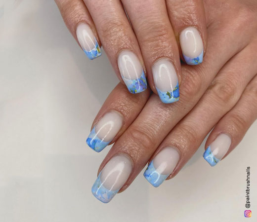 french mermaid nails