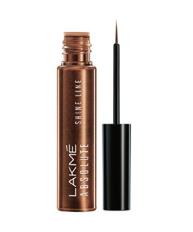 Good eyeliner in brown color- Lakme Absolute Shine