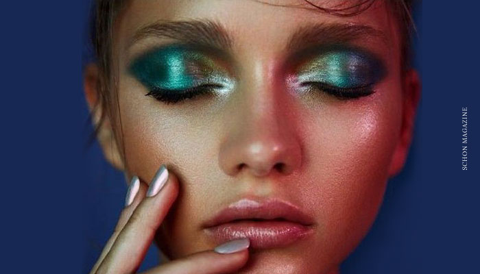 Festive Eye Makeup Using Green Eyeliners - 1