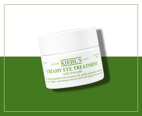 under eye puffiness treatment with Avocado cream