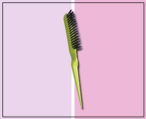 hair brush types- teasing brush
