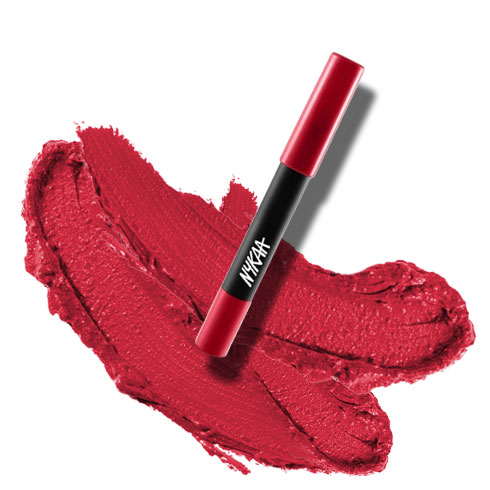 matte lipstick shades for Indian skin – Nykaa Pout Perfect Velvet Matte Lip Pencil