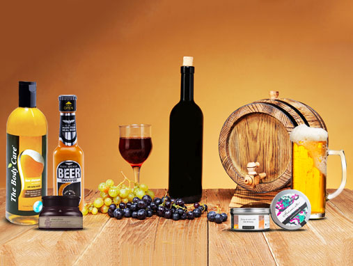 Beer + Wine=Shiny Hair+ Clear Skin