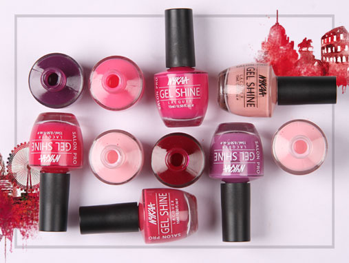 Travel The World With Nykaa Salon Shine Gel Nail Lacquer