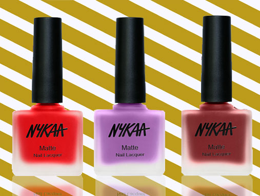 In Review: Nykaa Fall Winter Matte Nail Lacquer Collection