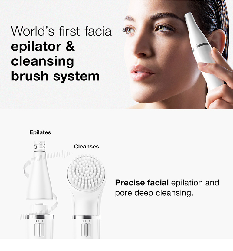 deadline restjes ondernemen Braun Face 810 Facial Epilator, 2 in 1- Hair Remover and Facial Cleanser,  With Additional Brush - Outer Box Damaged: Buy Braun Face 810 Facial  Epilator, 2 in 1- Hair Remover and
