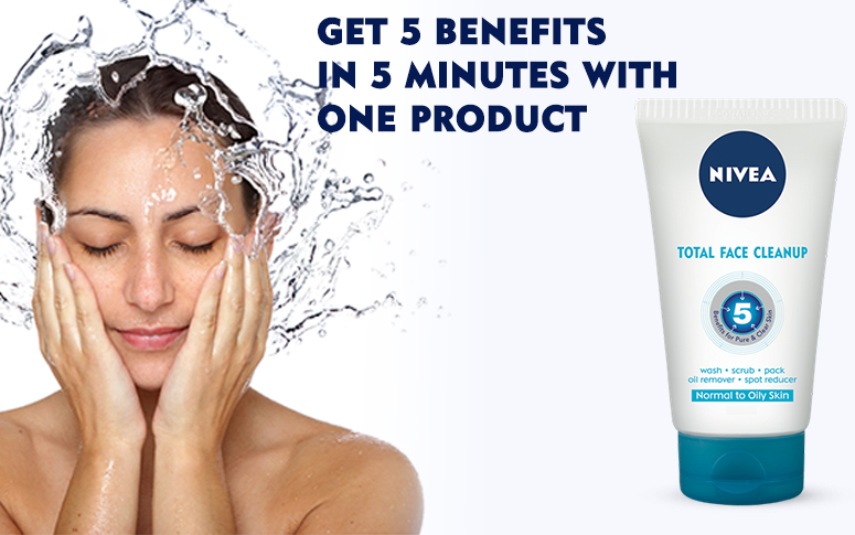 nivea face wash 5 in 1