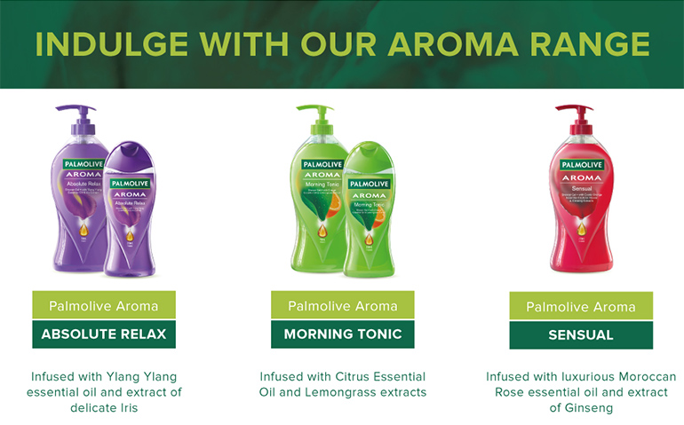 INDULGE WITH OUR AROMA RANGE