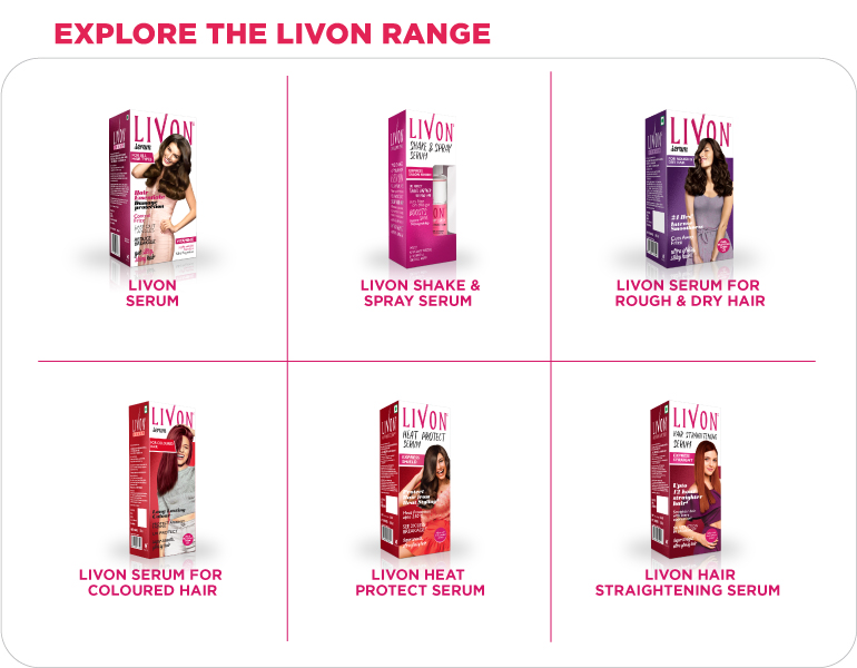 livon heat protection spray