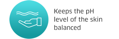 Keeps the pH level of the skin balanced