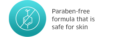 Paraben-free formula that is safe for skin
