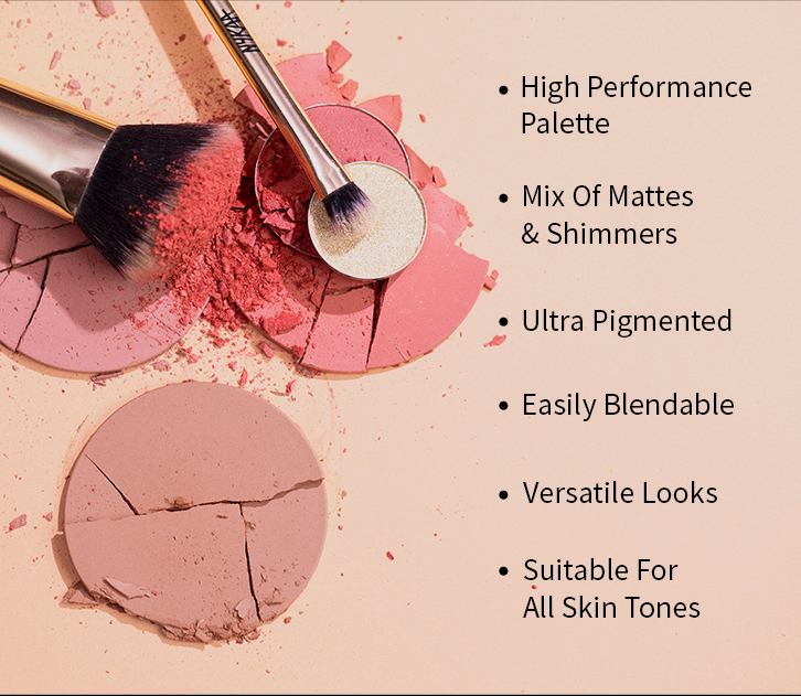 Nykaa Professional Makeup Palette Eyeshadow & Blush Buy Nykaa