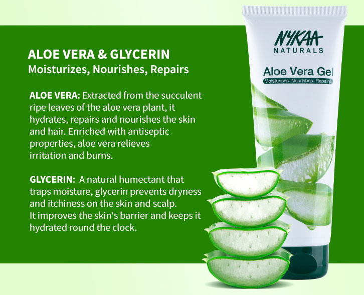 lineær tommelfinger Skrivemaskine Nykaa Naturals Aloe Vera Gel: Buy Nykaa Naturals Aloe Vera Gel Online at  Best Price in India | Nykaa
