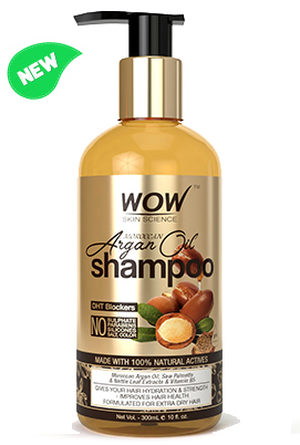 WOW Skin Science Moroccan Argan Oil Shampoo bottle