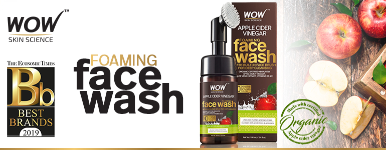 wow acv face wash