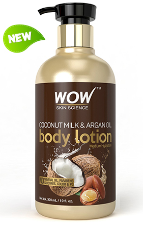 Wow Skin Science Coconut Milk & Argan Oil Body Lotion 