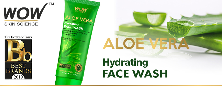 wow aloe vera face wash